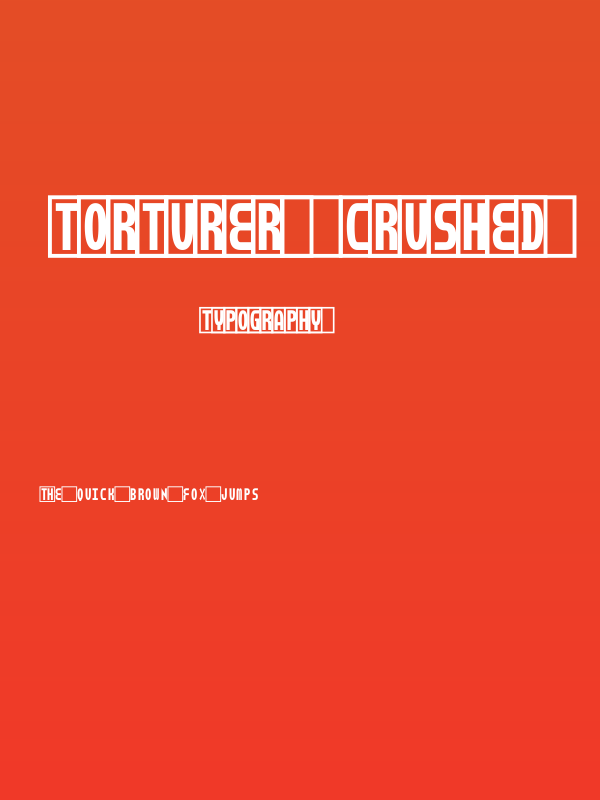 Torturer Crushed Poster