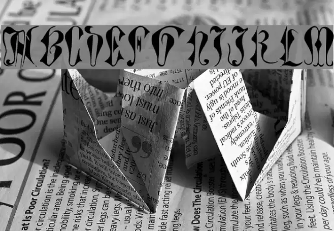 Tory Gothic Caps Font examples