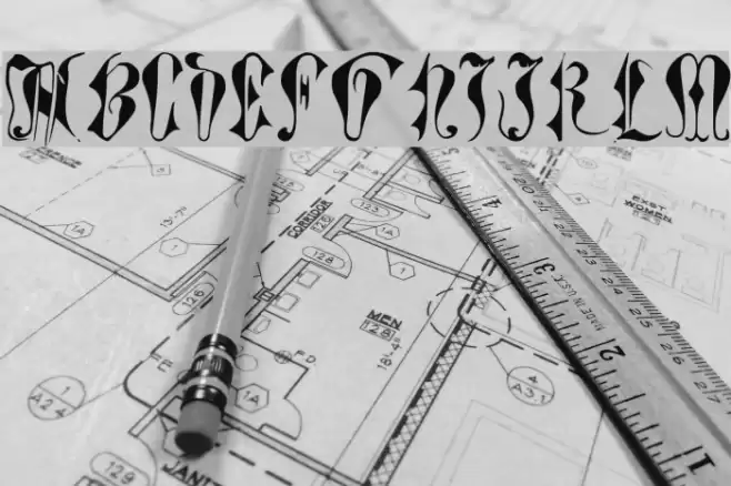 Tory Gothic Caps Font examples