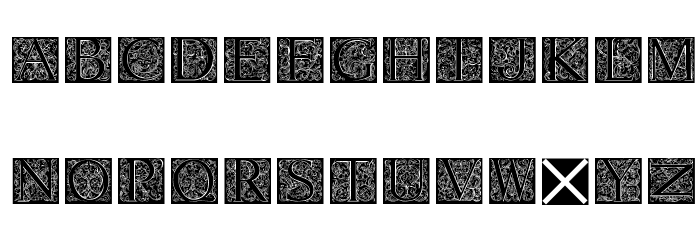 TorynitialenInversed Font LOWERCASE