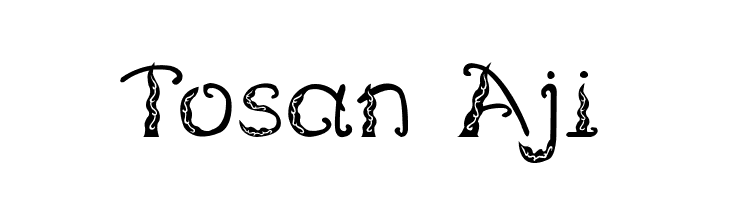 Tosan Aji  Frei Schriftart Herunterladen