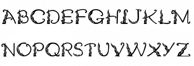 Tosan Aji Schriftart Groß