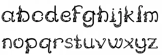 Tosan Aji Caratteri MINUSCOLO