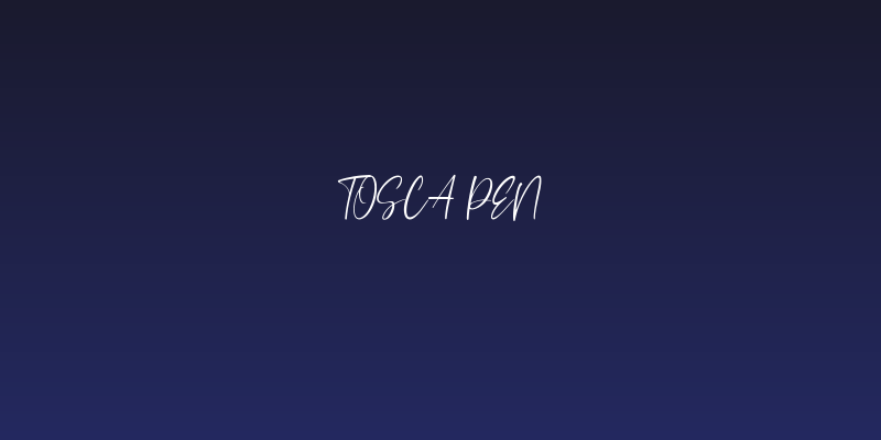 Tosca Pen Social Header
