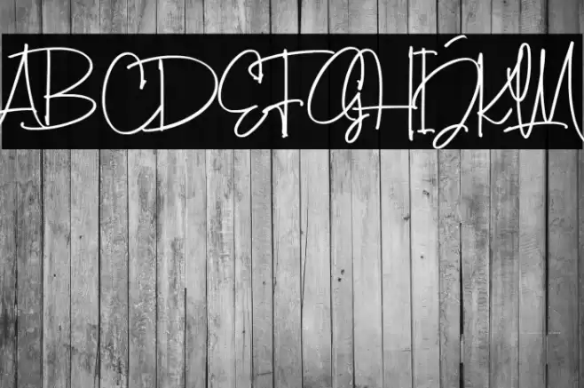 ToscaBeautyDemo Font examples