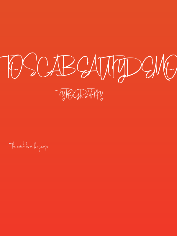 ToscaBeautyDemo Poster