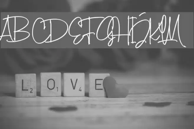 ToscaBeautyDemo Font examples