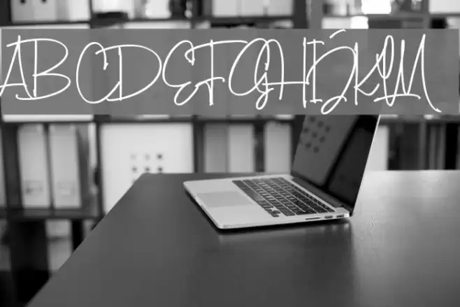 ToscaBeautyDemo Font examples