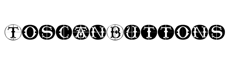 ToscanButtons Font