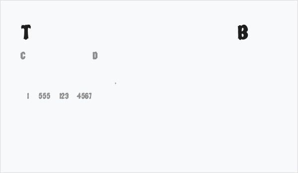 Toscanienne-Bold Business Card