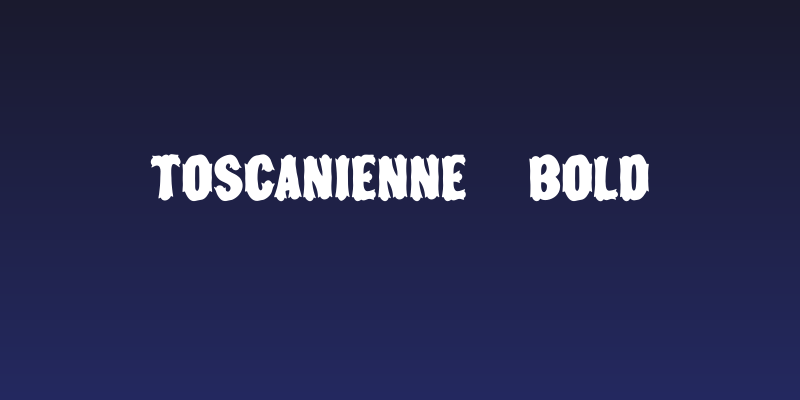 Toscanienne-Bold Social Header
