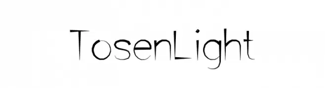 Tosen Light  नि: शुल्क फ़ॉन्ट्स डाउनलोड