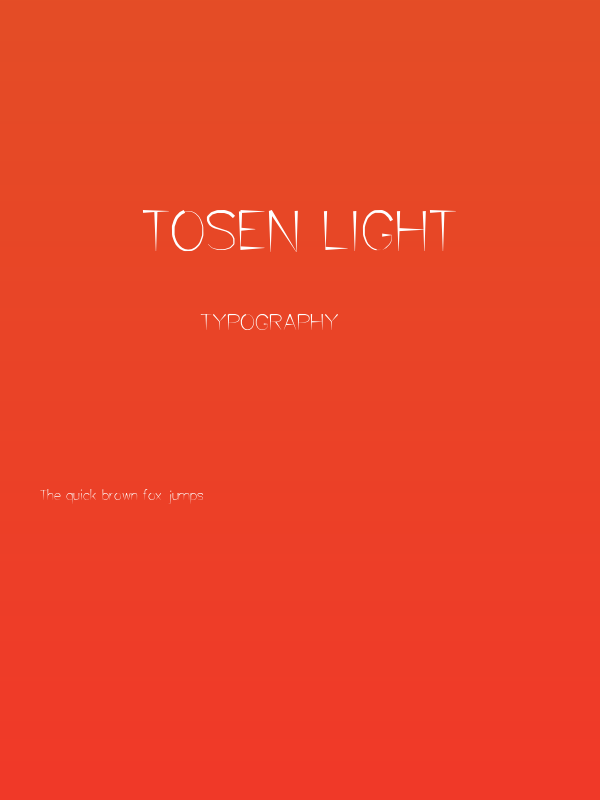 Tosen Light Poster