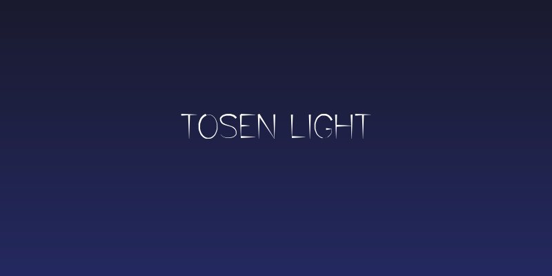 Tosen Light Social Header