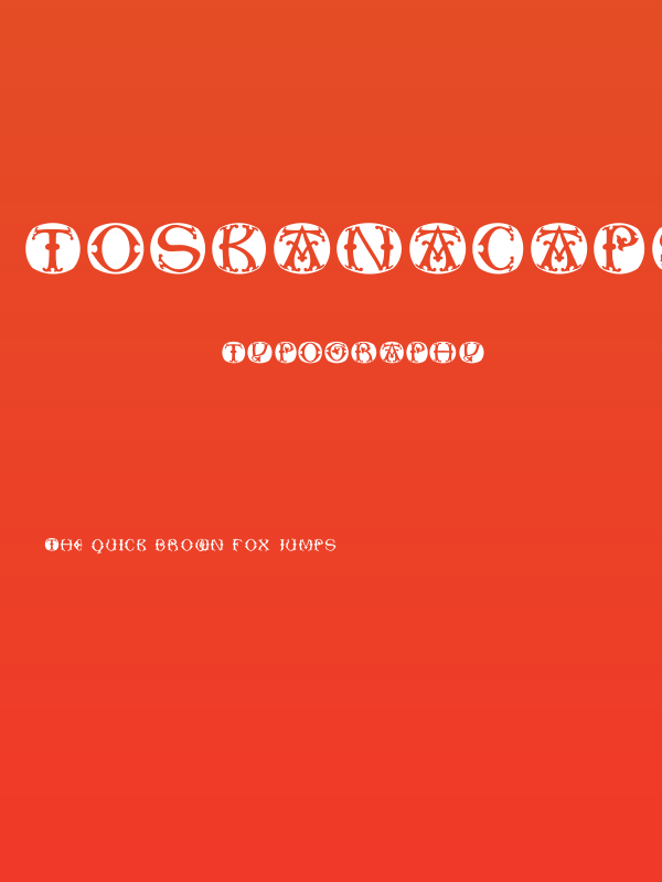 ToskanaCapsRound Poster