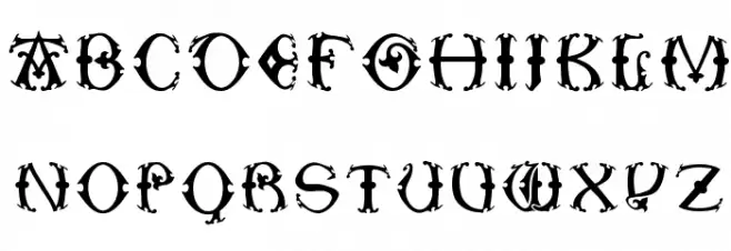 ToskanaCapsRound 字体 小写