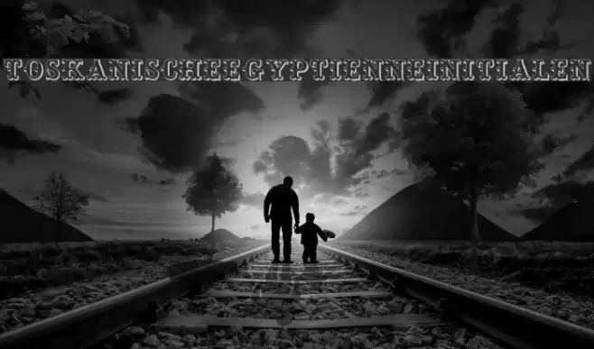 ToskanischeEgyptienneInitialen Caratteri examples