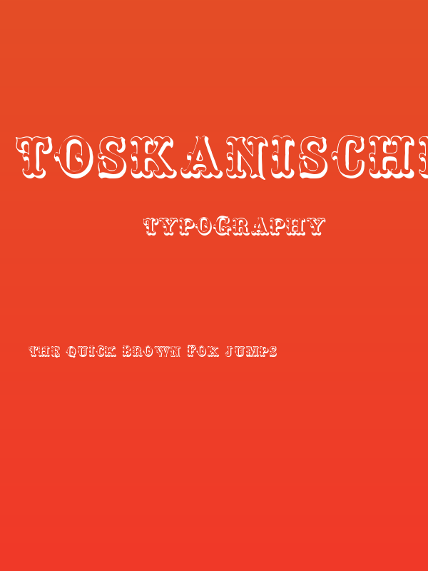 ToskanischeEgyptienneInitialen Poster