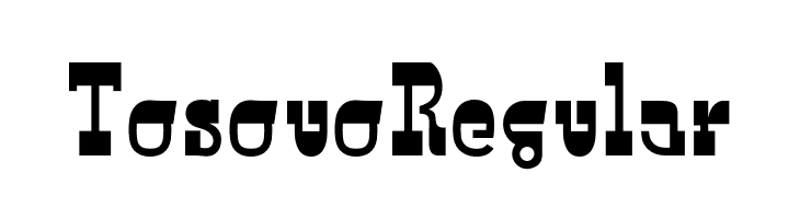 Tosouo Regular  フリーフォントのダウンロード