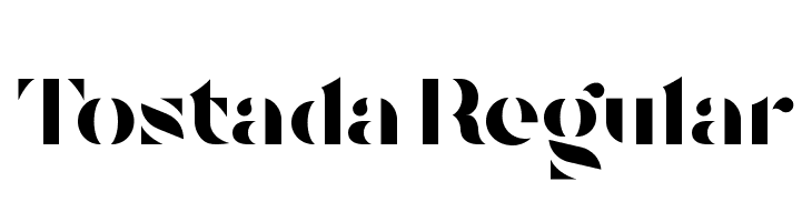 Tostada Regular Шрифта