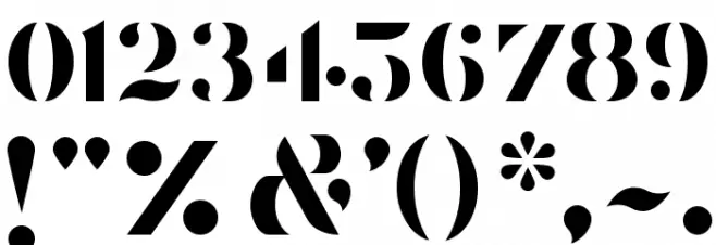 Tostada Regular Font OTHER CHARS