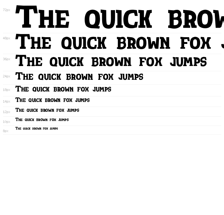 TotShrift-Bold Bold Waterfall