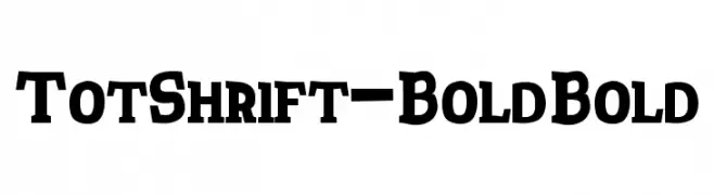TotShrift-BoldBold  Descarca Fonturi Gratis