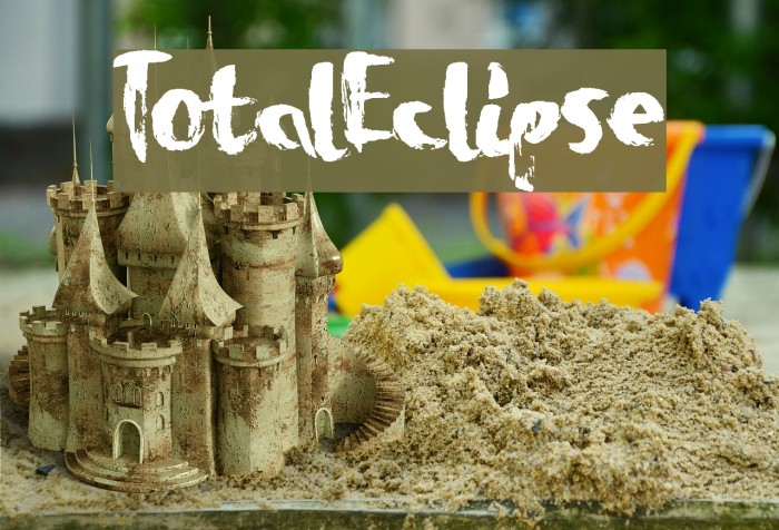 TotalEclipse Font examples