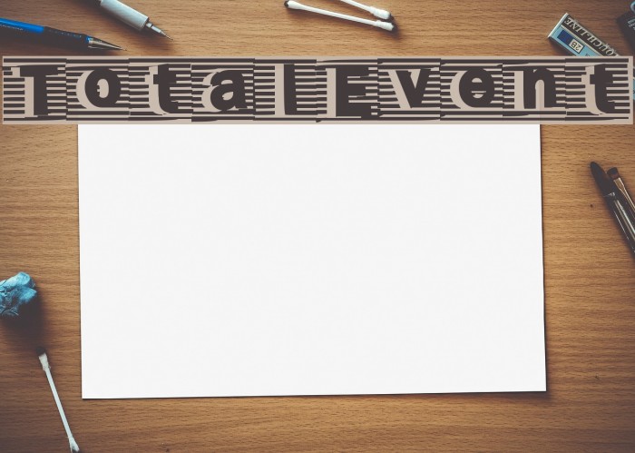TotalEvent Font examples