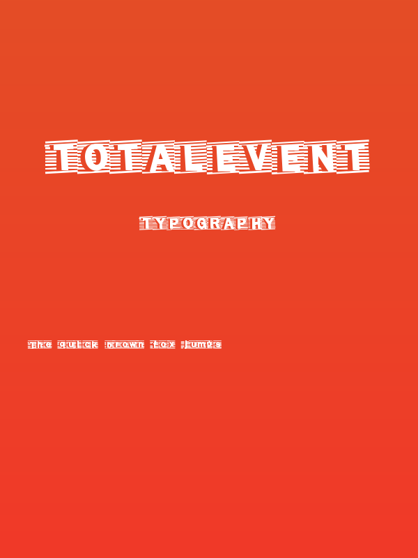 TotalEvent Poster