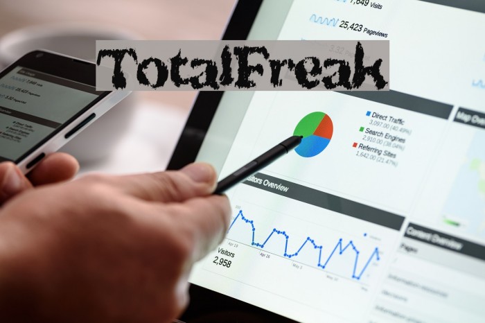 TotalFreak Font examples