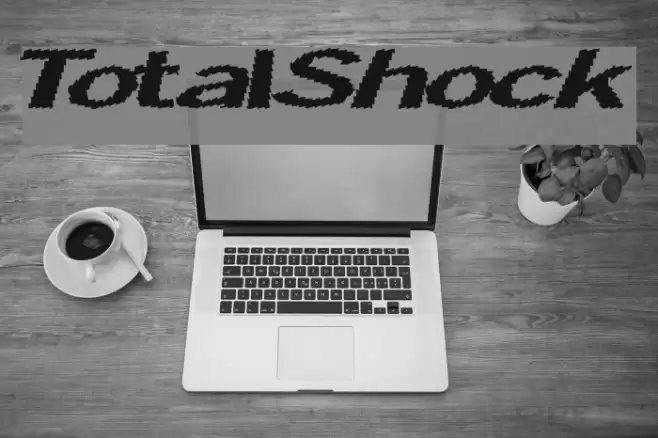 TotalShock Font examples