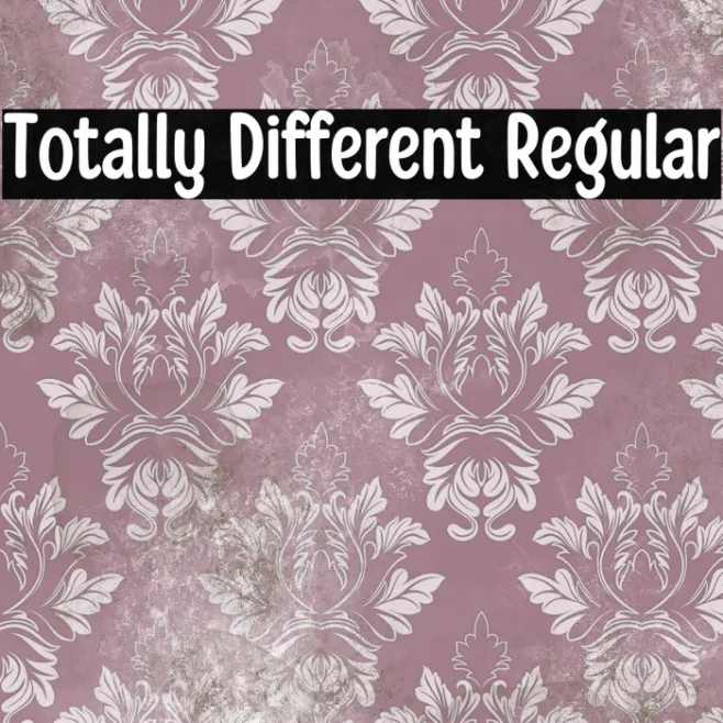 Totally Different Regular Example 3