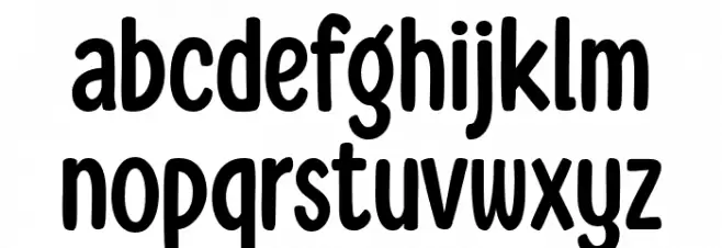 Totally Different Regular 字体 小写