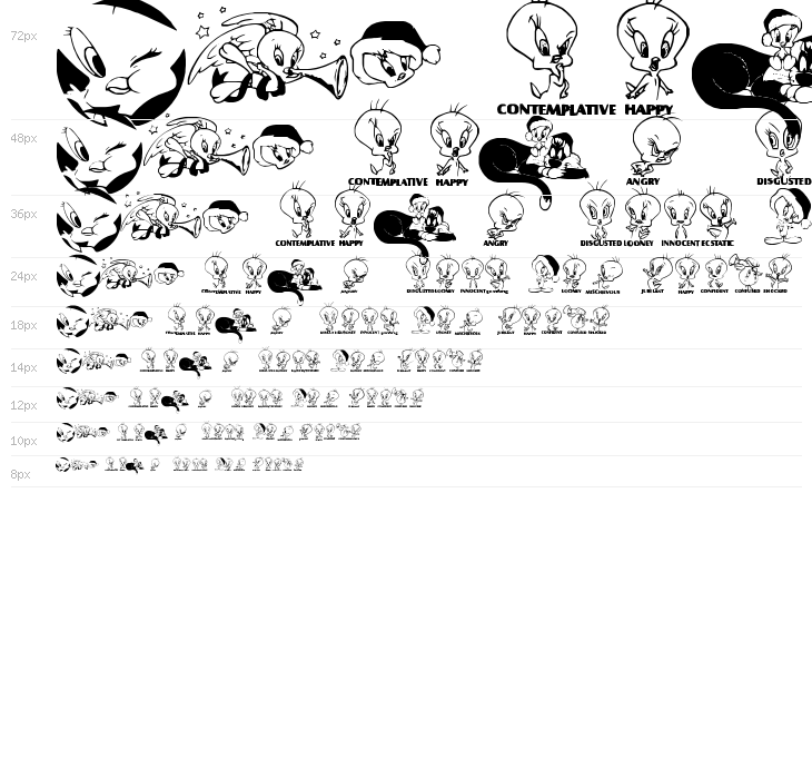 Totally Tweetie Waterfall