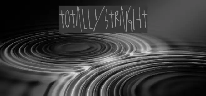 TotallyStraight Font examples