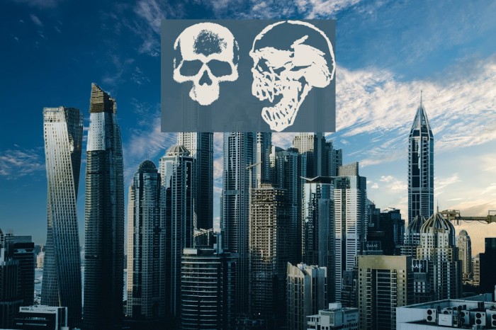 TotenKopf Font examples