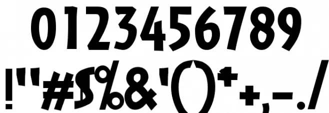 Tothepoint  ExtraBold Font OTHER CHARS