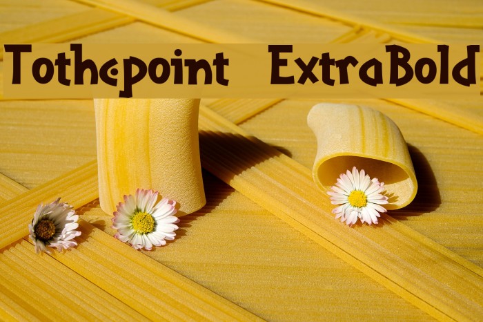 Tothepoint  ExtraBold Example 2