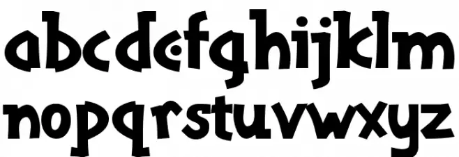 Tothepoint ExtraBold Schriftart Kleinbuchstaben