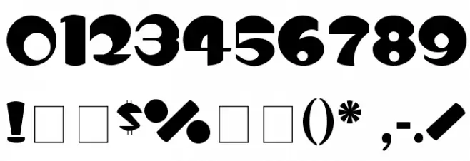 Toto Normal Font OTHER CHARS