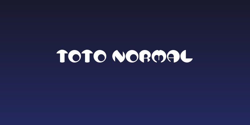 Toto Normal Social Header