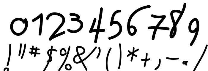 ToubibDemo Bold Font OTHER CHARS