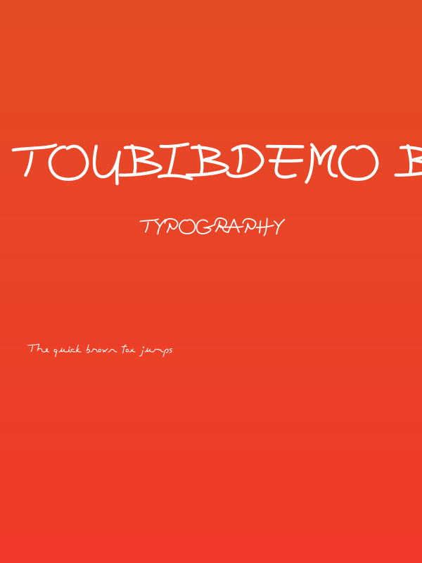 ToubibDemo Bold Poster