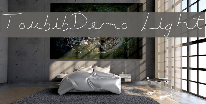 ToubibDemo Light Font examples
