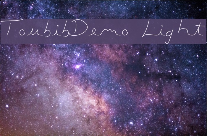 ToubibDemo Light Font examples