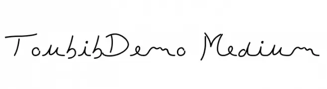 ToubibDemo Medium  Fuentes Gratis Descargar