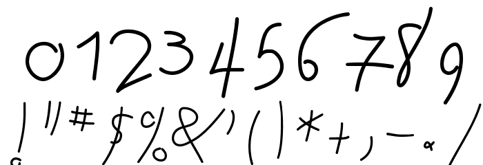 ToubibDemo Medium Font OTHER CHARS