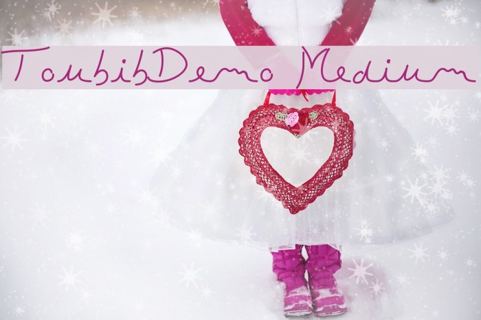 ToubibDemo Medium Font examples