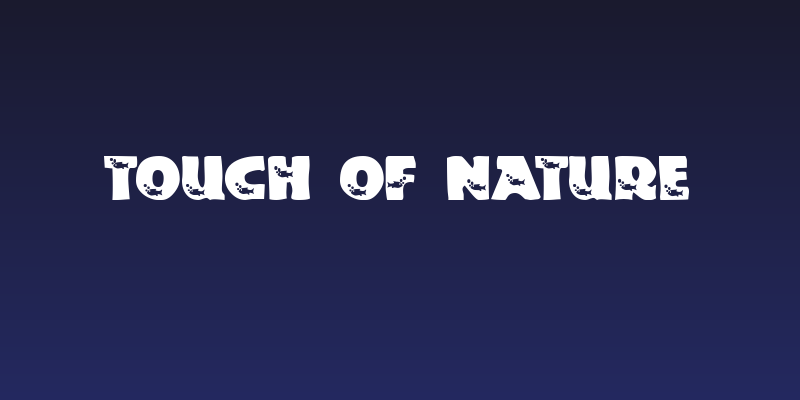 Touch Of Nature Social Header